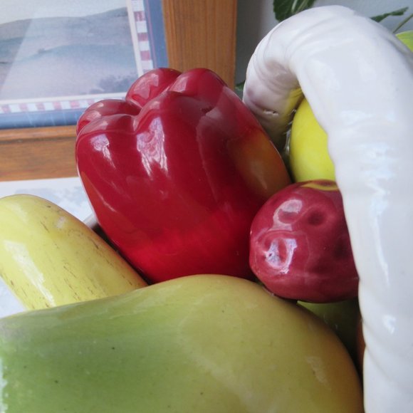 Porcelain Decorative Fruit Basket - Picture 8 of 13